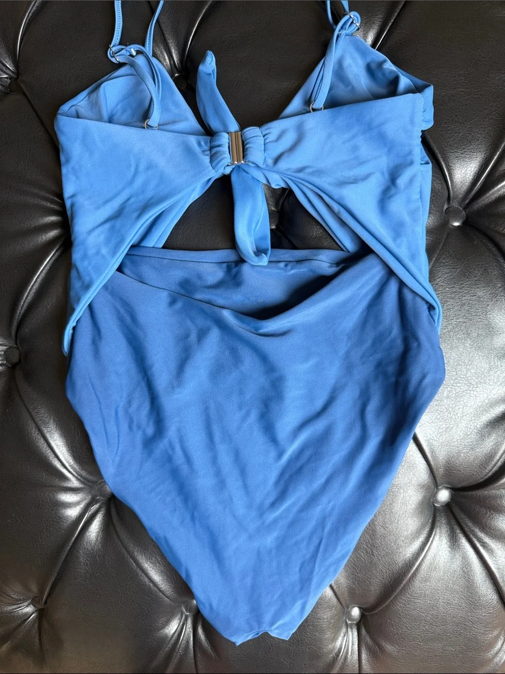 Veronica Beard Blue One-Piece Swimsuit